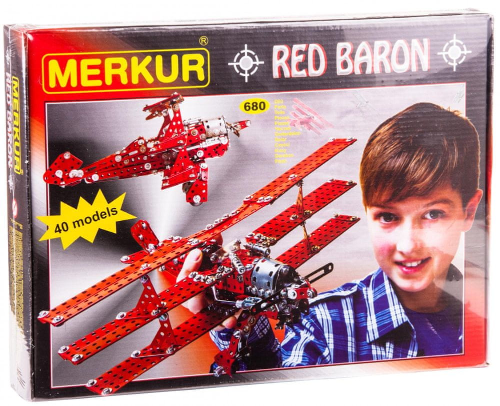 Levně Merkur Red Baron 40 modelů 680ks