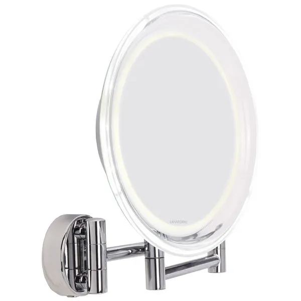 Levně Lanaform Zrcadlo na stěnu s LED osvětlením Wall Mirror
