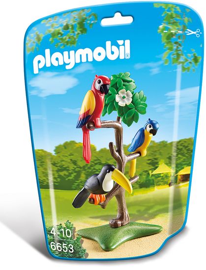 Playmobil 6653 Papoušci a tukan na stromě