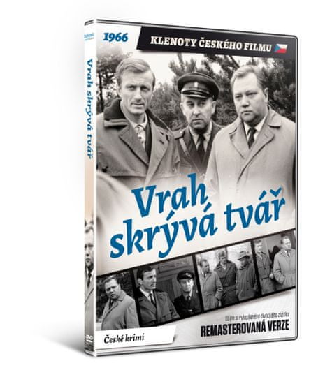 Vrah skrývá tvář - edice KLENOTY ČESKÉHO FILMU (remasterovaná verze) - DVD
