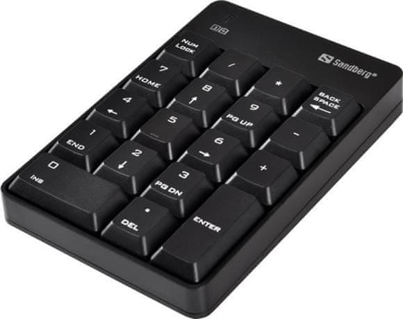 Sandberg bezdrátová numerická klávesnice (630-05) - zánovní