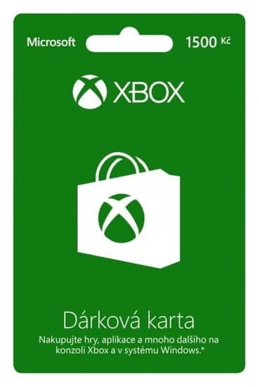 Microsoft XBOX LIVE Předplacená karta LIVE 1.500 Kč