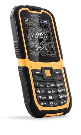 myPhone HAMMER 2, DualSIM, oranžový černý