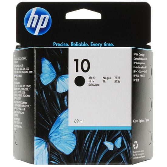 HP č.10 černá inkoustová kazeta, velká (C4844A)