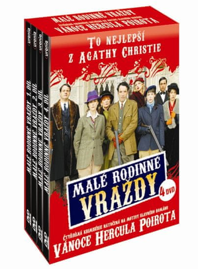 Agatha Christie: Malé rodinné vraždy (4DVD) - DVD