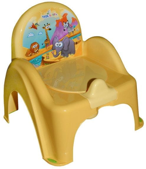 COSING Nočník - židlička (hrací), žlutá