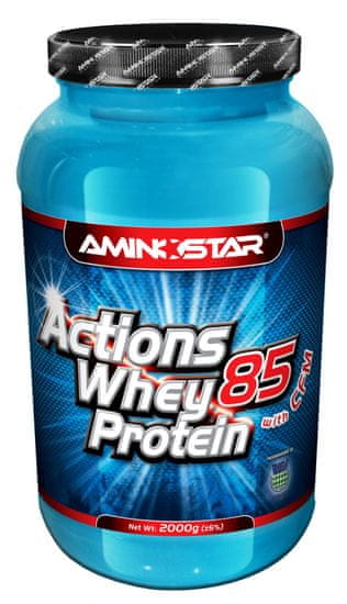 Aminostar Whey Protein Actions 85%, 2000g Banán
