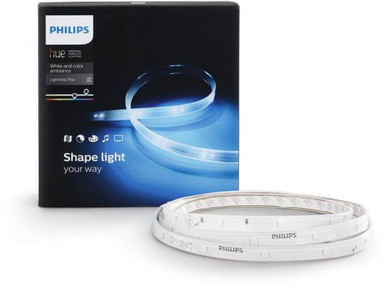 Philips Hue Bluetooth Lightstrips plus LED RGB PÁSEK 25W 1600lm 2000-6500K, 2 m