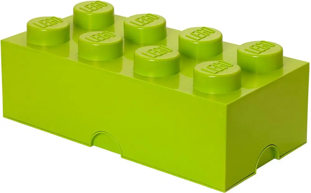 LEGO Storage box 25x50 cm, světle zelená