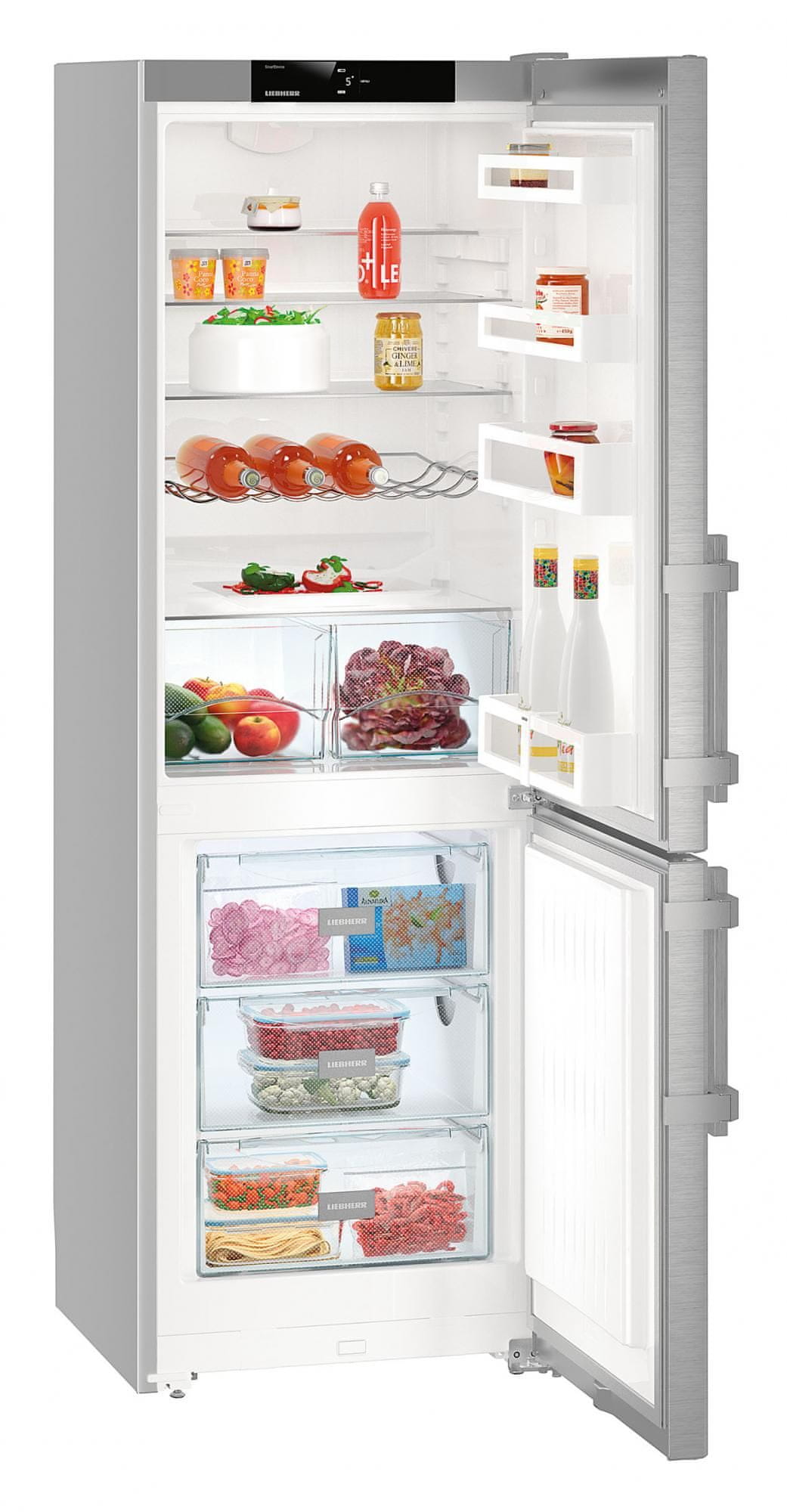 Volně stojící kombinovaná chladnička CUef 4015
