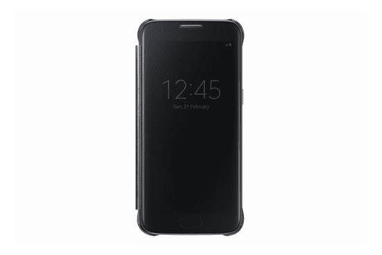 Samsung flipové pouzdro Clear View, Galaxy S7, černé - použité