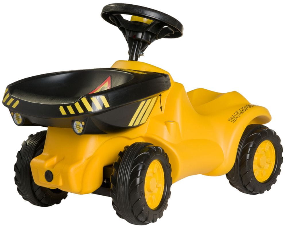 Levně Rolly Toys Odstrkovadlo Dumper traktor žlutý
