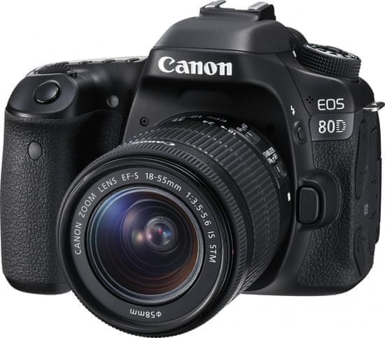 Canon EOS 80D + 18-55 IS STM - použité