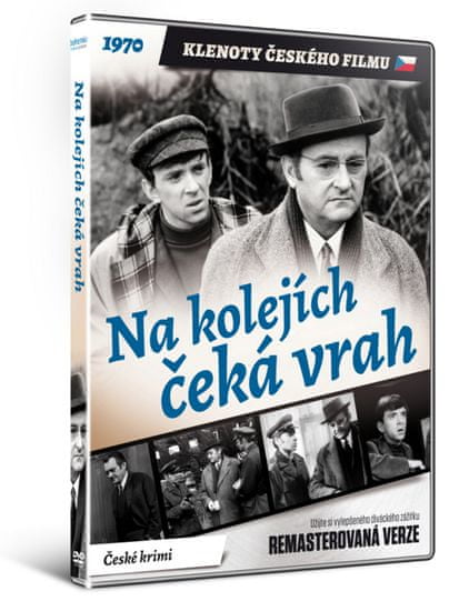 Na kolejích čeká vrah - edice KLENOTY ČESKÉHO FILMU (remasterovaná verze) - DVD