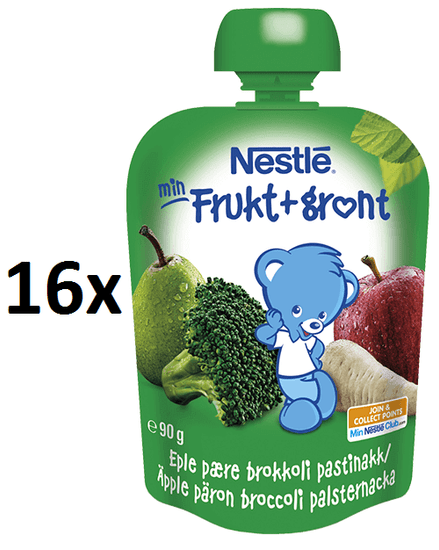 Nestlé Ovocno-zeleninová kapsička Brokolice 16x90g