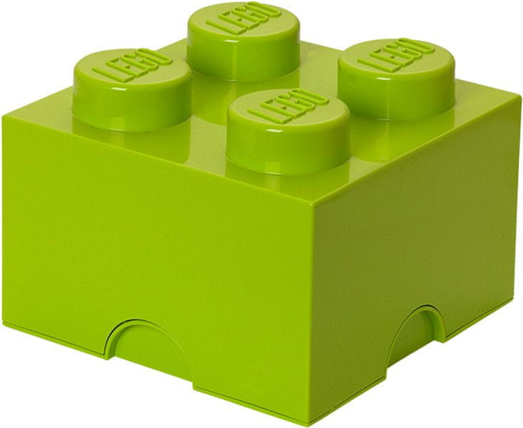 LEGO Úložný box 250x250x180 mm světle zelená
