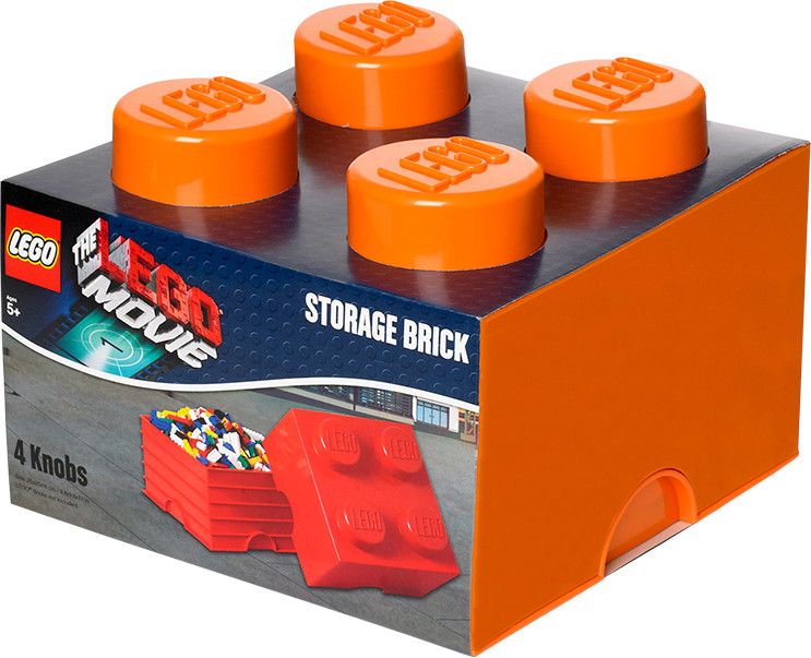 LEGO Úložný box 250x250x180 mm, oranžová