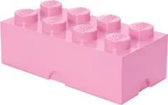LEGO Storage box 25x50 cm, světle růžová