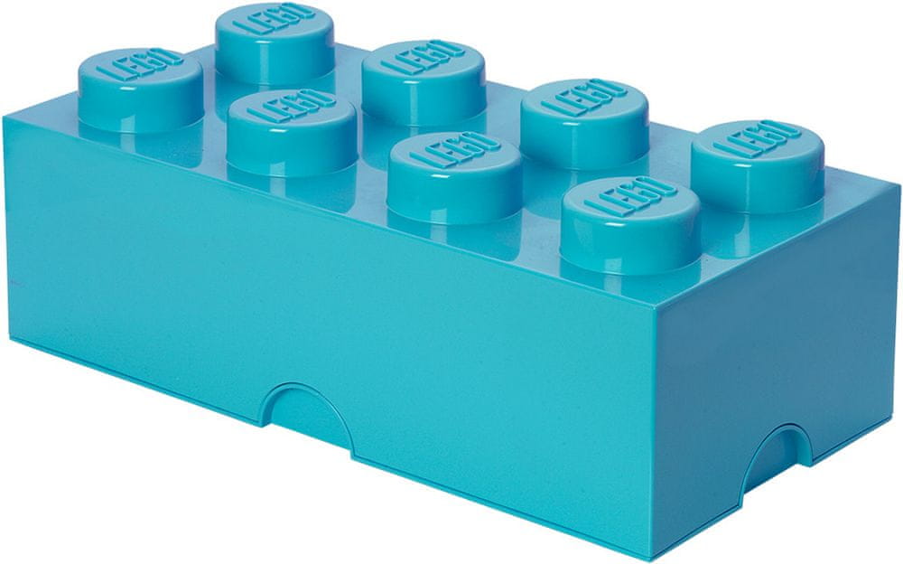 LEGO Storage box 25x50 cm, azurová