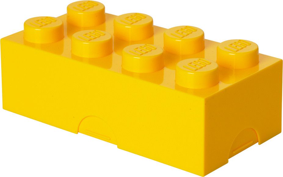 Levně LEGO Box na svačinu 10 x 20 x 7,5 cm žlutá