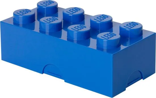 LEGO Box na svačinu 10 x 20 x 7,5 cm modrá - použité