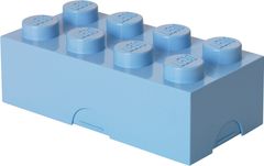 LEGO Box na svačinu 10 x 20 x 7,5 cm světle modrá
