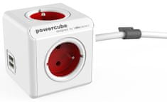 PowerCube Extended USB, červená, 1,5 m
