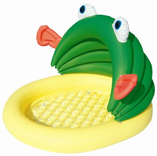 Bestway Nafukovací baby bazének se stříškou - žába