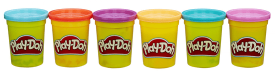 Play-Doh Balení 6 tub – výrazné barvy