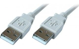 PremiumCord USB 2.0 A-A propojovací kabel, M/M, 3 m
