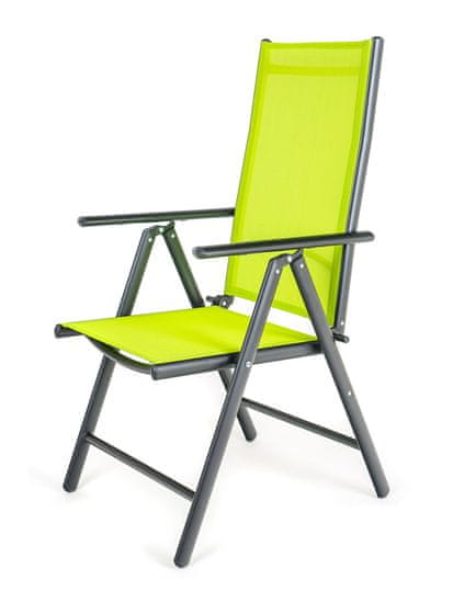 Happy Green Židle polohovací RAMADA zelená - zánovní