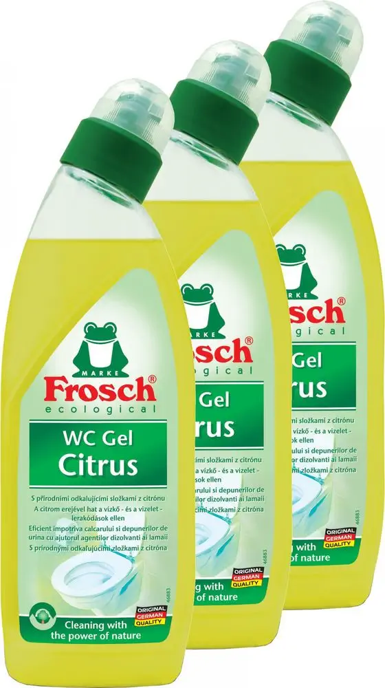 Frosch Eko WC gel citron 3x750 ml