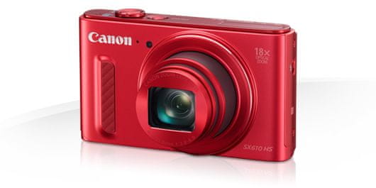 Canon PowerShot SX610 HS Red - použité