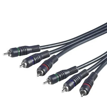Levně PremiumCord 3x cinch kabel (YUV), M/M, 10 m
