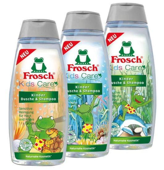Frosch Sprchový gel a šampon EKO pro děti 3x250ml