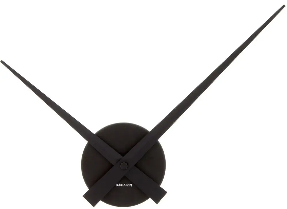 Karlsson Nástěnné hodiny KA4348 černá