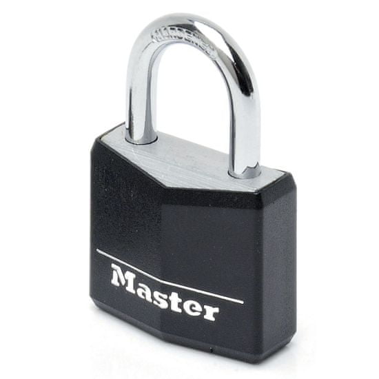 Master Lock Visací zámek hliníkový 30mm černý (9130EURDBLK)