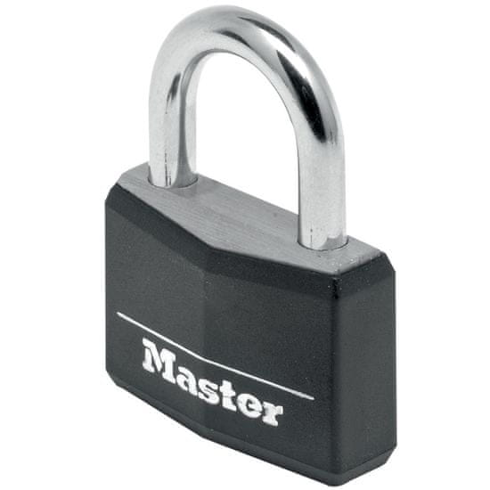 Master Lock Visací zámek hliníkový 40mm černý (9140EURDBLK)