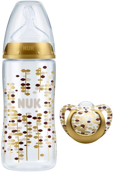 Nuk Set Gold Edition 60 YEARS - láhev+dudlík