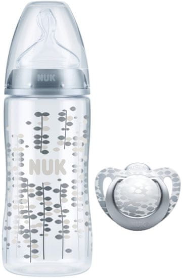 Nuk Set Silver Edition 60 YEARS - láhev+dudlík