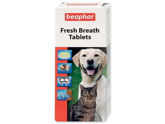 Beaphar Tablety chlorofyl pro svěží dech 40tbl.