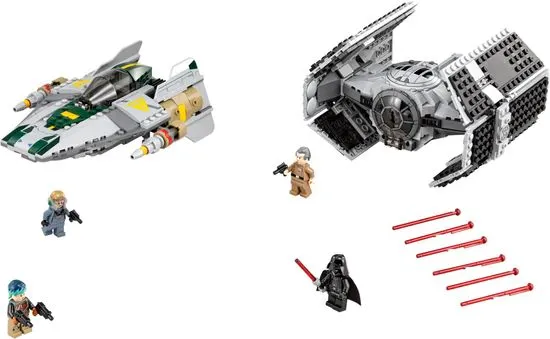 LEGO Star Wars 75150 Vader’s TIE Advanced vs. A-Wing Starfighter - rozbaleno