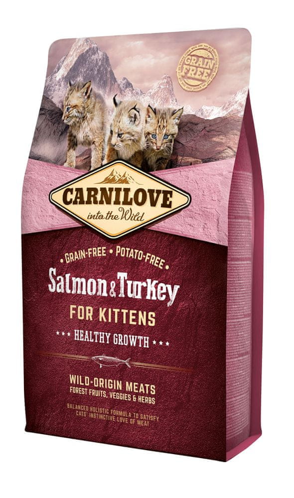 Levně Carnilove Salmon & Turkey for Kittens – Healthy Growth 2 kg