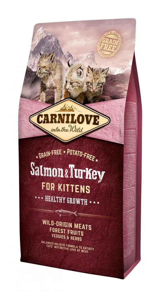 Levně Carnilove Salmon & Turkey for Kittens – Healthy Growth 6 kg