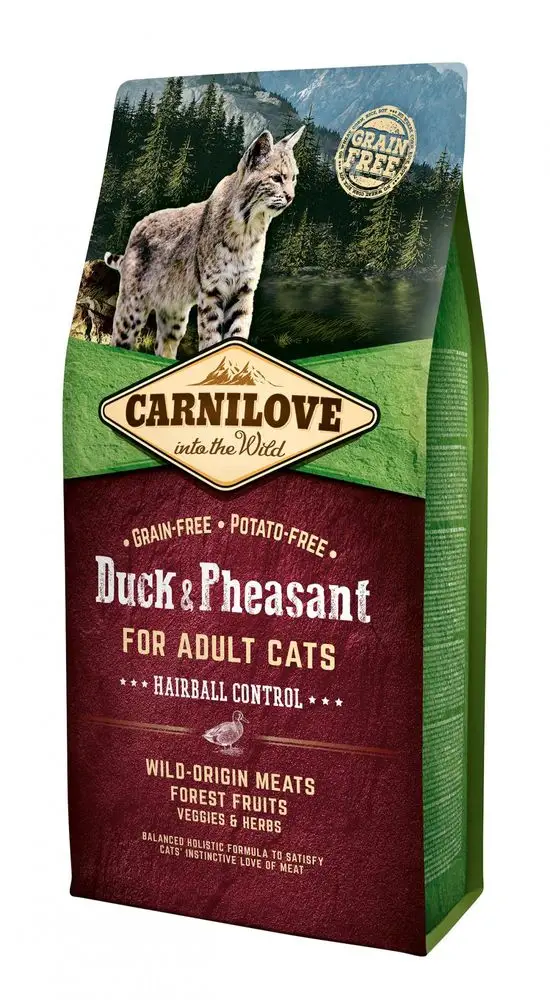 Levně Carnilove Duck & Pheasant for Adult Cats – Hairball Control 6 kg