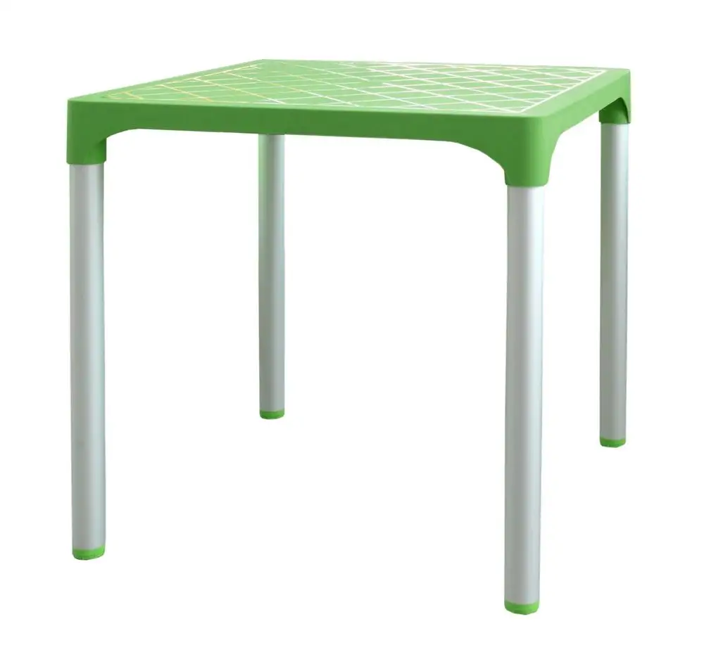 MEGA PLAST MP1351 VIVA stůl, polyratan zelená