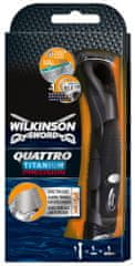 Wilkinson Quattro Titanium Precision holicí strojek + 1 hlavice