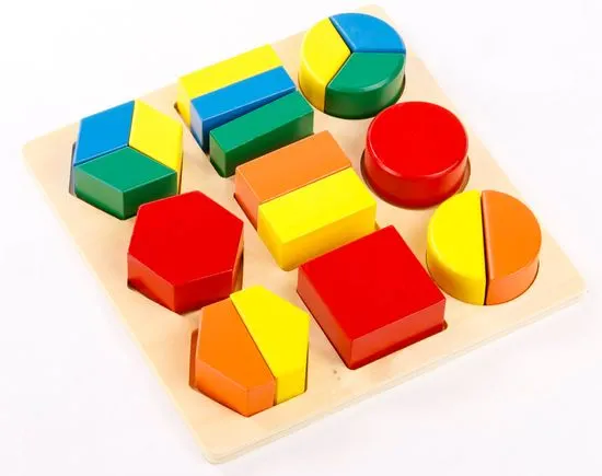 Montessori pomůcky Geometrický tác