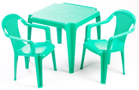 Grand Soleil Sada stoleček a dvě židličky zelená