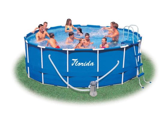 Marimex Florida 4,57 x 1,22 m KOMPLET - bazén, kartušová filtrace 4m³/h, schůdky, podložka pod bazén, krycí plachta
